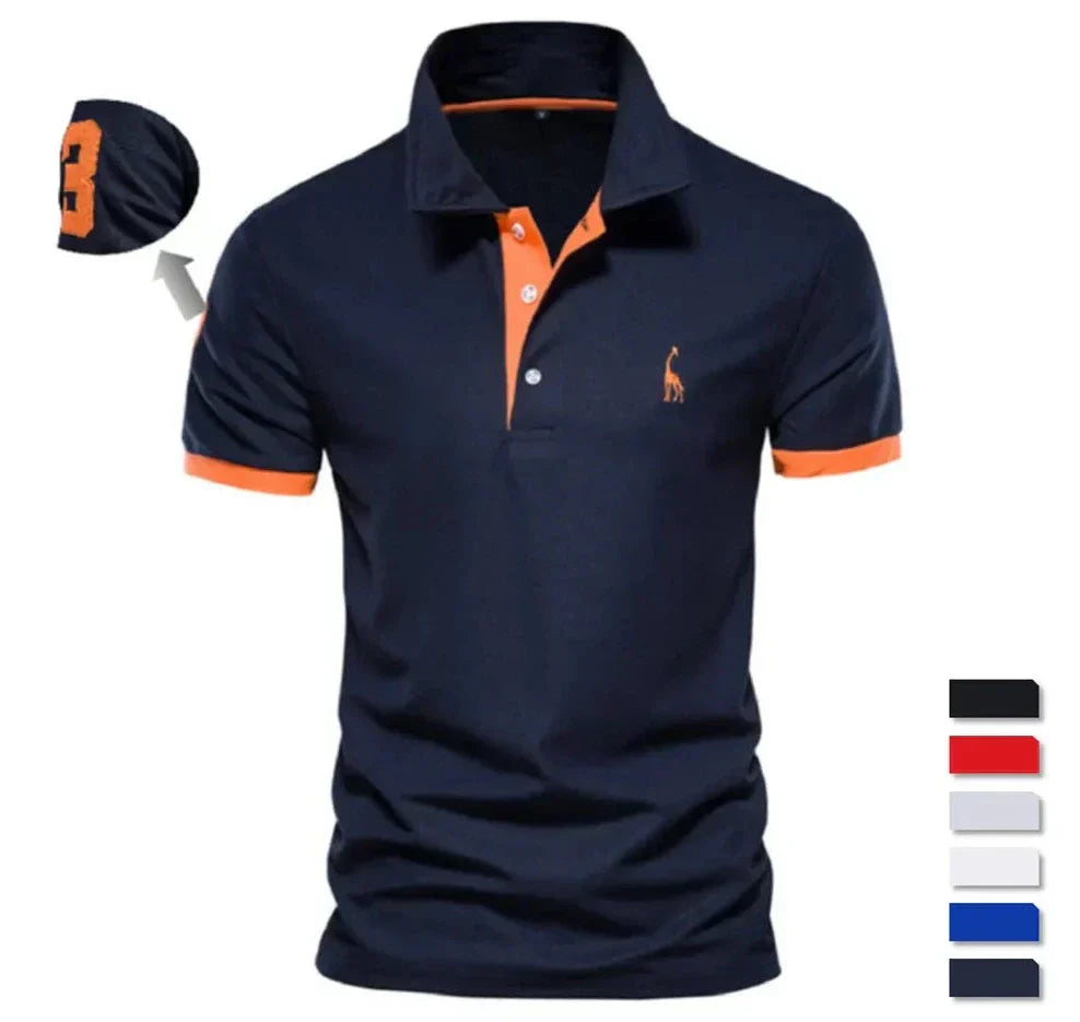 Navy - Orange / 5XL