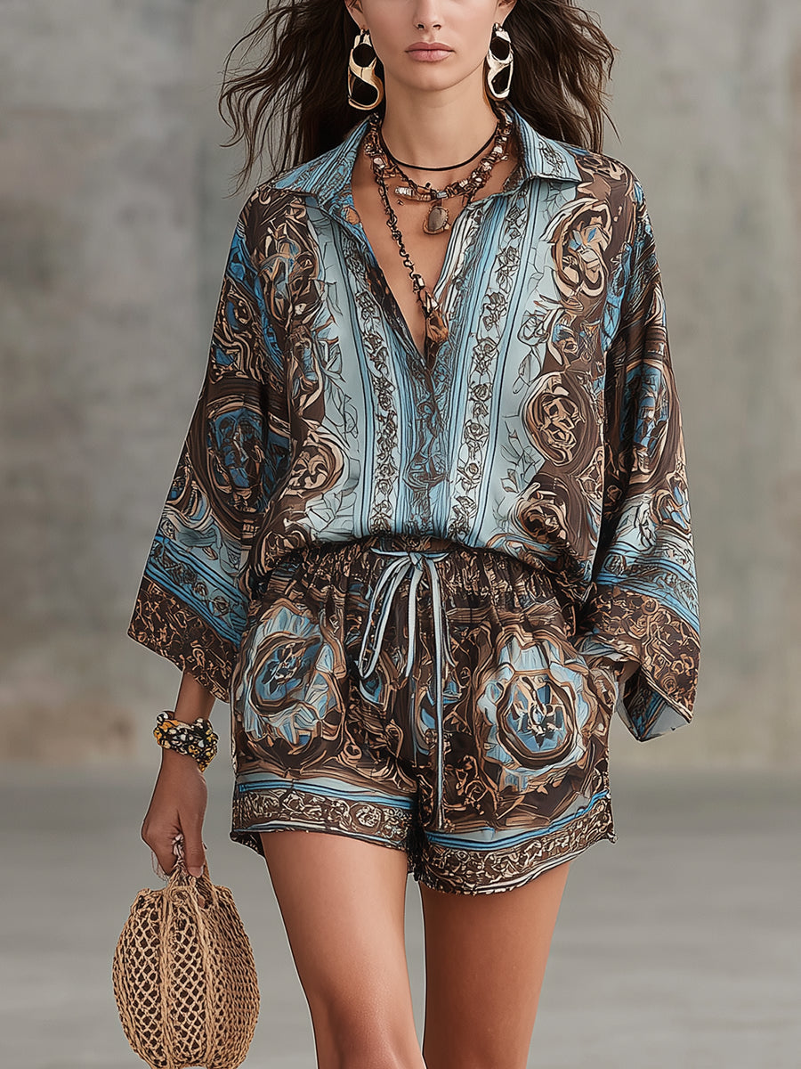 Blue Brown / 2XL(18)